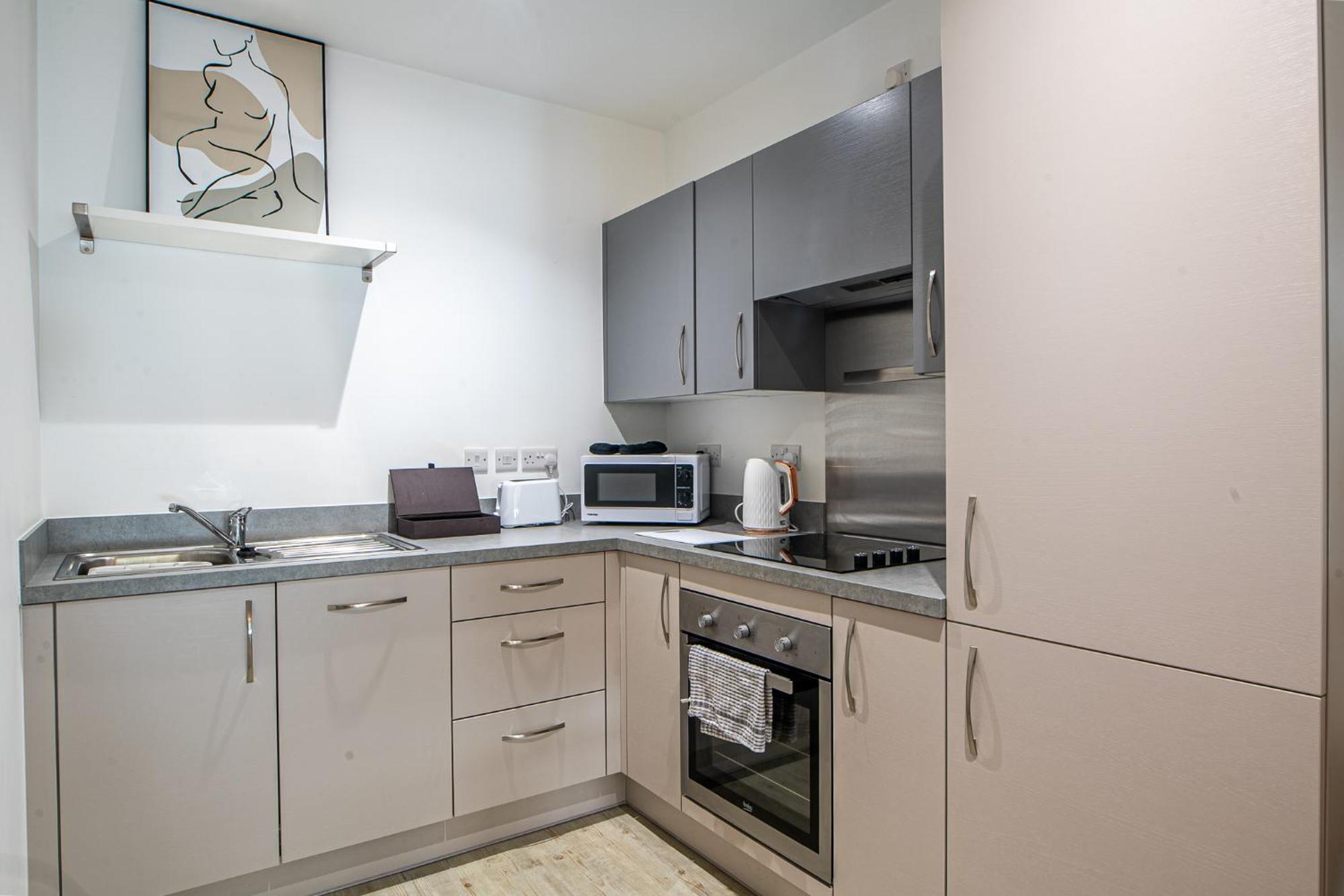 Modern And Spacious Apartment In Salford Quays Manchester Eksteriør billede